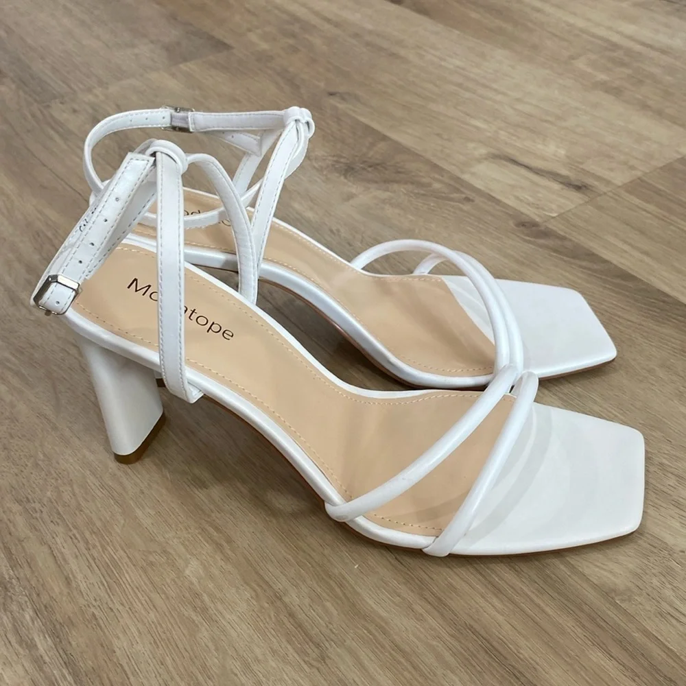 NEW Women’s Modatope Strappy Heeled Sandals - Picture 1 of 5